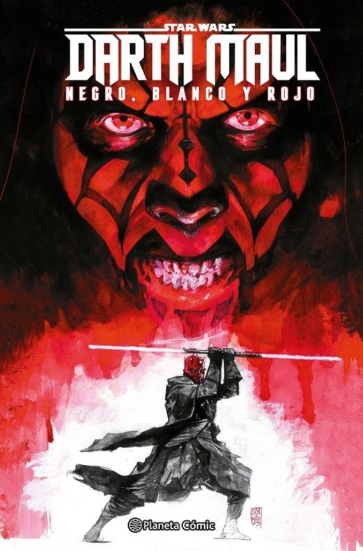 STAR WARS: DARTH MAUL, BLANCO, NEGRO Y ROJO [CARTONE] | Akira Comics  - libreria donde comprar comics, juegos y libros online