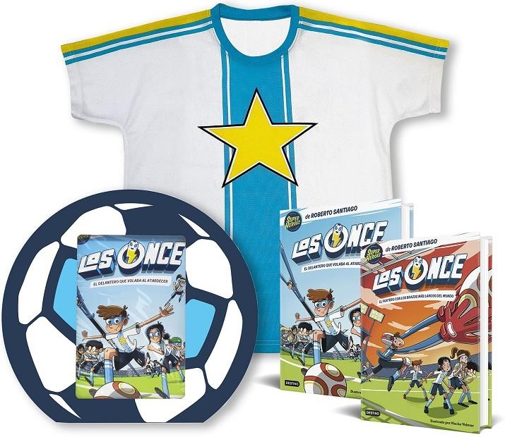 ONCE, LOS Nº01 + Nº02 (ESTUCHE CON CAMISETA) [RUSTICA] | SANTIAGO, ROBERTO / DE LOS SANTOS, EDUARDO | Akira Comics  - libreria donde comprar comics, juegos y libros online