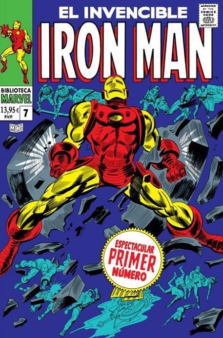BIBLIOTECA MARVEL: EL INVENCIBLE IRON MAN Nº07 (1967-68 / 95-02 USA) [RUSTICA] | Akira Comics  - libreria donde comprar comics, juegos y libros online