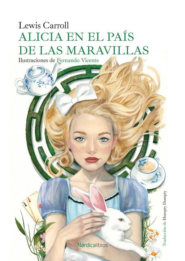 ALICIA EN EL PAIS DE LAS MARAVILLAS (ILUSTRACIONES DE FERNANDO VICENTE) [CARTONE] | CARROLL, LEWIS / VICENTE, FERNANDO | Akira Comics  - libreria donde comprar comics, juegos y libros online