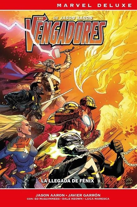 MARVEL NOW! DELUXE: LOS VENGADORES DE JASON AARON VOL.04 LA LLEGADA DE FENIX [CARTONE] | AARON, JASON / GARRON, JAVIER | Akira Comics  - libreria donde comprar comics, juegos y libros online
