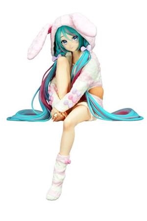 HATSUNE MIKU: FIGURA RABBIT EAR HOOD PAJAMA NOODLE STOPPER 14 CM PVC [CAJA] | Akira Comics  - libreria donde comprar comics, juegos y libros online