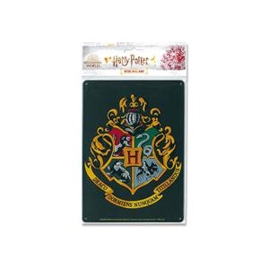 HARRY POTTER: PLACA DE CHAPA HOGWARTS LOGO 15 X 21 CM | Akira Comics  - libreria donde comprar comics, juegos y libros online
