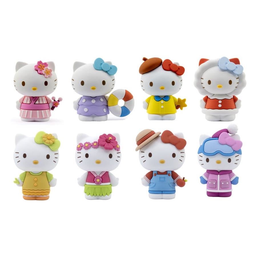 SANRIO: UNA MINI FIGURAS MINI-DOLL FOUR SEASONS SERIES HELLO KITTY 7CM (UNA UNIDAD) [CAJA SORPRESA] | Akira Comics  - libreria donde comprar comics, juegos y libros online