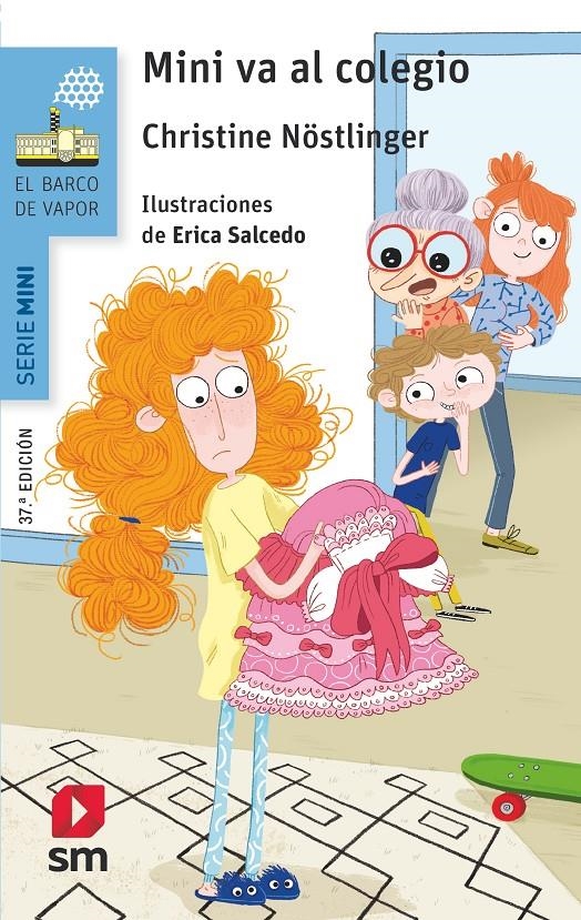 MINI Nº01: MINI VA AL COLEGIO (BV AZUL) [RUSTICA] | NOSTLINGER, CHRISTINE | Akira Comics  - libreria donde comprar comics, juegos y libros online