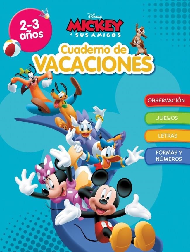 DISNEY CUADERNO DE VACACIONES: MICKEY (2-3 AÑOS) [RUSTICA] | Akira Comics  - libreria donde comprar comics, juegos y libros online