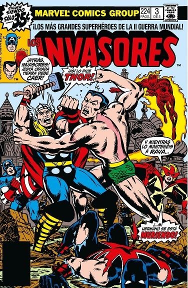 MARVEL LIMITED EDITION TPB: LOS INVASORES Nº03 (3 DE 5) [RUSTICA] | Akira Comics  - libreria donde comprar comics, juegos y libros online