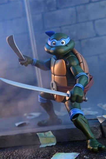 TORTUGAS NINJA (CARTOON): FIGURA LEONARDO (ULTIMATE) 18 CM [CAJA] | Akira Comics  - libreria donde comprar comics, juegos y libros online