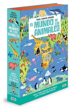 MUNDO DE LOS ANIMALES, EL (LIBRO Y PUZLE) [CAJA] | Akira Comics  - libreria donde comprar comics, juegos y libros online