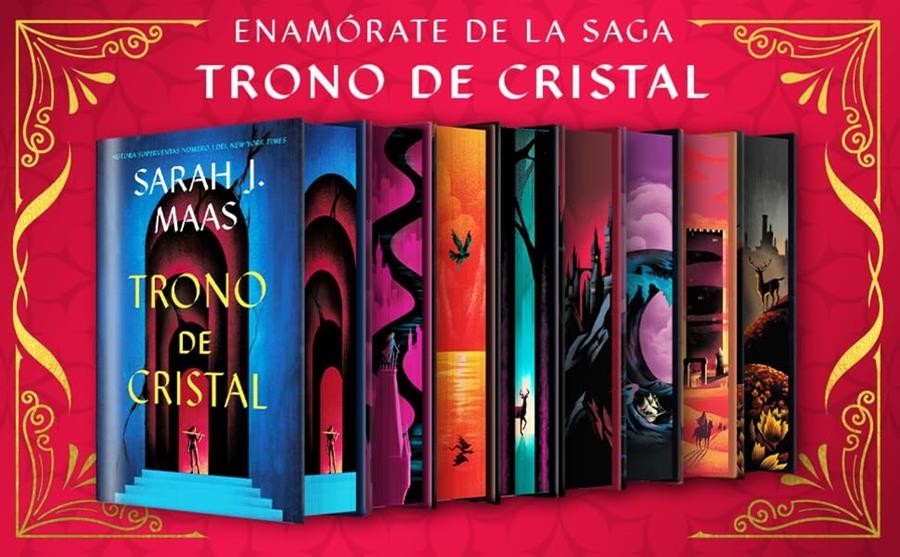 SAGA TRONO DE CRISTAL COMPLETA (8 LIBROS) (EDICION ESPECIAL LIMITADA) [CARTONE] | MAAS, SARAH J. | Akira Comics  - libreria donde comprar comics, juegos y libros online