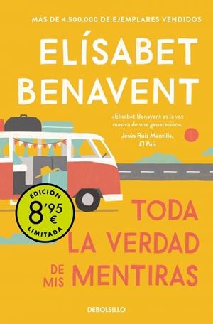 TODA LA VERDAD DE MIS MENTIRAS (CAMPAÑA DE VERANO EDICION LIMITADA) [BOLSILLO] | BENAVENT, ELISABET | Akira Comics  - libreria donde comprar comics, juegos y libros online