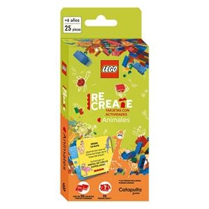 LEGO RECREATE ANIMALES CONSTRUCCIÓN TARJETAS CON ACTIVIDADES [JUEGO] | Akira Comics  - libreria donde comprar comics, juegos y libros online