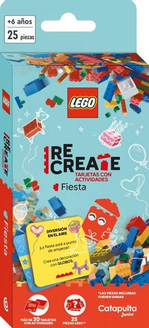 LEGO RECREATE FIESTA CONSTRUCCIÓN TARJETAS CON ACTIVIDADES [JUEGO] | Akira Comics  - libreria donde comprar comics, juegos y libros online