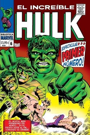 BIBLIOTECA MARVEL: EL INCREIBLE HULK Nº06 (1968 / 102-107 USA) [RUSTICA] | LEE, STAN | Akira Comics  - libreria donde comprar comics, juegos y libros online
