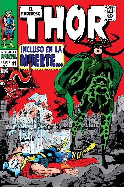 BIBLIOTECA MARVEL: EL PODEROSO THOR Nº11 (1968 / 149-155 USA) [RUSTICA] | LEE, STAN | Akira Comics  - libreria donde comprar comics, juegos y libros online