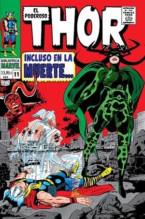 BIBLIOTECA MARVEL: EL PODEROSO THOR Nº11 (1968 / 149-155 USA) [RUSTICA] | LEE, STAN / KIRBY, JACK | Akira Comics  - libreria donde comprar comics, juegos y libros online