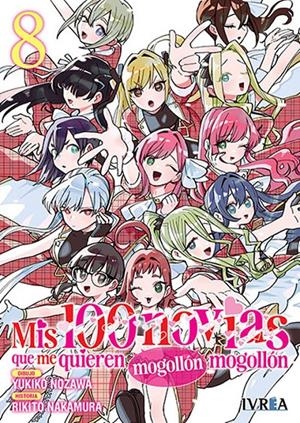 MIS 100 NOVIAS QUE ME QUIEREN MOGOLLON MOGOLLON Nº08 [RUSTICA] | NAKAMURA, RIKITO / NOZAWA, YUKIKO | Akira Comics  - libreria donde comprar comics, juegos y libros online