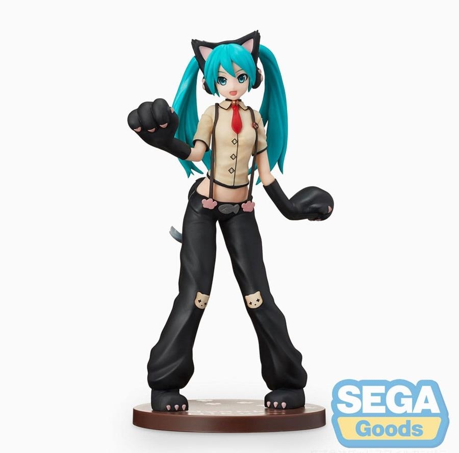 HATSUNE MIKU PROJECT DIVA ARCADE FUTURE TONE: ESTATUA HATSUNE MIKU KITTY CAT 23 CM PVC [CAJA] | Akira Comics  - libreria donde comprar comics, juegos y libros online
