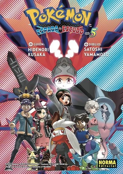 POKEMON:ESPADA Y ESCUDO Nº05 [RUSTICA] | KUSAKA, HIDENORI / YAMAMOTO, SATOSHI | Akira Comics  - libreria donde comprar comics, juegos y libros online