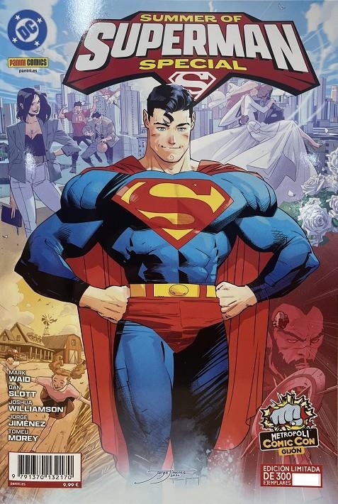 METROPOLI COMICCON 2025: SUMMER OF SUPERMAN SPECIAL (ONE-SHOT) PORTADA DE JORGE JIMENEZ [GRAPA] | Akira Comics  - libreria donde comprar comics, juegos y libros online