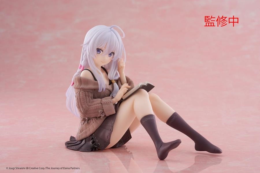 WANDERING WITCH: THE JOURNEY OF ELAINA: ESTATUA ELAINA CASUAL CLOTHES DESKTOP 13 CM PVC [CAJA] | Akira Comics  - libreria donde comprar comics, juegos y libros online