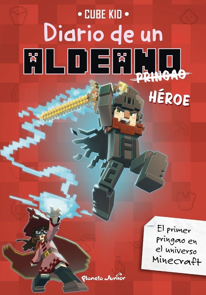 MINECRAFT: DIARIO DE UN ALDEANO PRINGAO Nº08 HEROE [CARTONE] | CUBE KID | Akira Comics  - libreria donde comprar comics, juegos y libros online