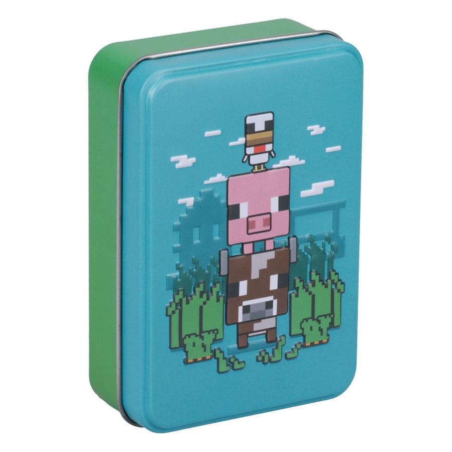 MINECRAFT: BARAJA DE NAIPES ANIMALS [CAJA METALICA] | Akira Comics  - libreria donde comprar comics, juegos y libros online