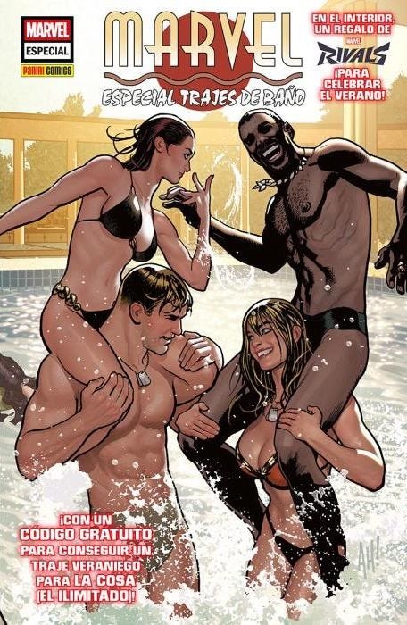 MARVEL ESPECIAL: TRAJES DE BAÑO (INCLUYE CODIGO MARVEL RIVALS) [GRAPA] | Akira Comics  - libreria donde comprar comics, juegos y libros online