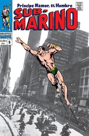 BIBLIOTECA MARVEL: NAMOR EL HOMBRE SUBMARINO Nº05 (1968 / 3-8 USA) [RUSTICA] | THOMAS, ROY | Akira Comics  - libreria donde comprar comics, juegos y libros online