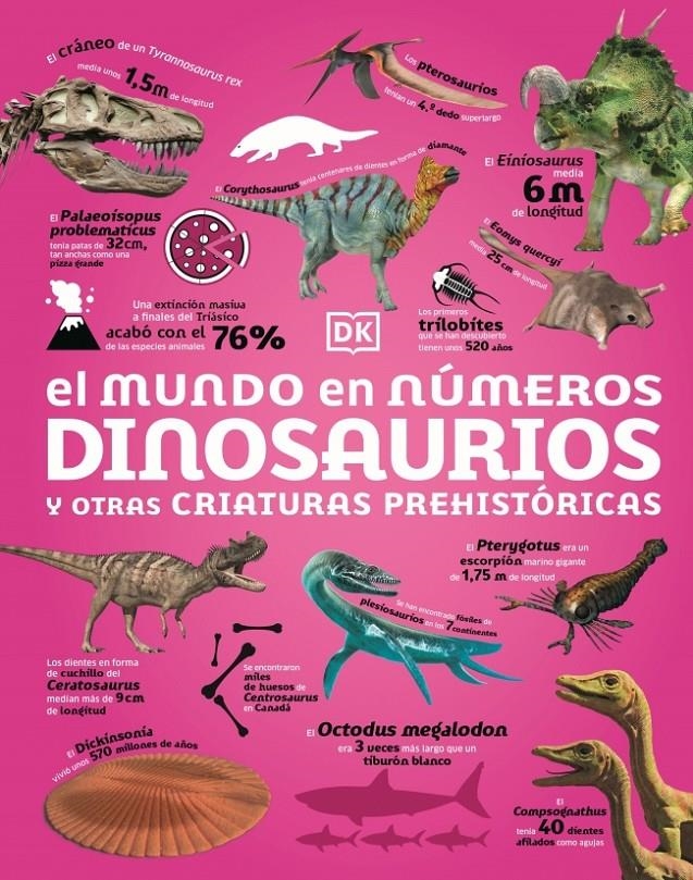 MUNDO EN NUMEROS, EL. DINOSAURIOS Y OTRAS CRIATURAS PREHISTORICAS [CARTONE]  | Akira Comics  - libreria donde comprar comics, juegos y libros online