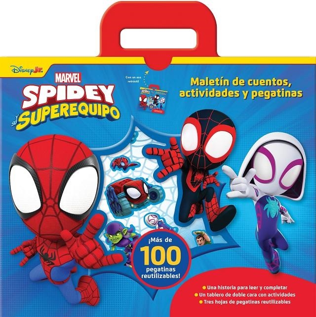 SPIDEY Y SU SUPEREQUIPO: ACTIVIDADES Y PEGATINAS (MALETIN) [CARTONE] | Akira Comics  - libreria donde comprar comics, juegos y libros online