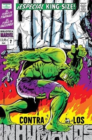 BIBLIOTECA MARVEL: EL INCREIBLE HULK Nº07 (1968-69 / 108-111 USA) [RUSTICA] | LEE, STAN | Akira Comics  - libreria donde comprar comics, juegos y libros online