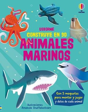 CONSTRUYE EN 3D: ANIMALES MARINOS [CARTONE] | WHEATLEY, ABIGAIL | Akira Comics  - libreria donde comprar comics, juegos y libros online
