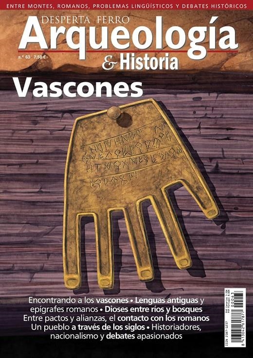 DESPERTA FERRO ARQUEOLOGIA E HISTORIA Nº63: VASCONES (NUEVA PORTADA) (REVISTA) | Akira Comics  - libreria donde comprar comics, juegos y libros online