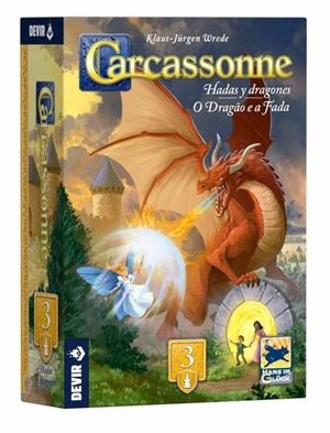 CARCASSONNE: HADAS Y DRAGONES (EXPANSION) [CAJA] | Akira Comics  - libreria donde comprar comics, juegos y libros online