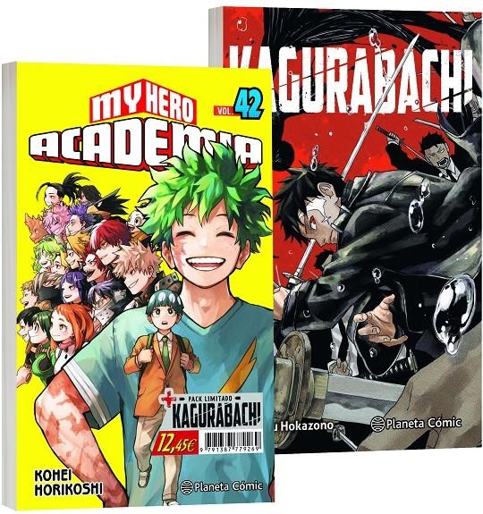 MY HERO ACADEMIA Nº42 + KAGURABACHI Nº01 (PACK ESPECIAL) [RUSTICA] | HORIKOSHI, KOHEI / HOKAZONO, TAKERU | Akira Comics  - libreria donde comprar comics, juegos y libros online