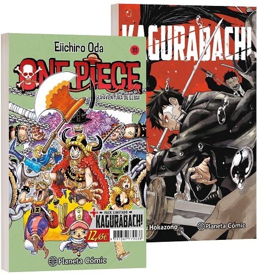 ONE PIECE Nº111 +  KAGURABACHI Nº01 (PACK ESPECIAL) [RUSTICA] | OSA, ECHIRO / HOKAZONO, TAKERU | Akira Comics  - libreria donde comprar comics, juegos y libros online