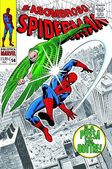 BIBLIOTECA MARVEL: ASOMBROSO SPIDERMAN Nº14 (1968 / 63-67 USA) [RUSTICA] | LEE, STAN / ROMITA JR., JOHN | Akira Comics  - libreria donde comprar comics, juegos y libros online