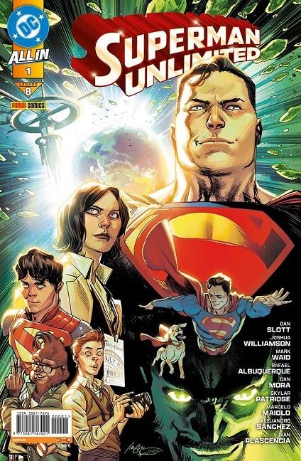 SUPERMAN UNLIMITED Nº01 (DC ALL IN) [GRAPA] | SLOTT, DAN | Akira Comics  - libreria donde comprar comics, juegos y libros online