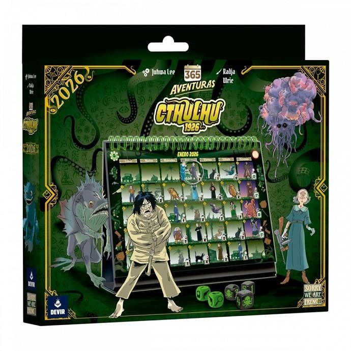 CALENDARIO AÑO 2026: 365 AVENTURAS CTHULHU 1926 [JUEGO] | Akira Comics  - libreria donde comprar comics, juegos y libros online