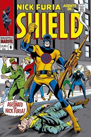 BIBLIOTECA MARVEL: NICK FURIA, AGENTE SHIELD Nº06 (1969 / 10-15 USA) [RUSTICA] | THOMAS, ROY / BUSCEMA, SAL | Akira Comics  - libreria donde comprar comics, juegos y libros online
