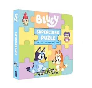 BLUEY: SUPERLIBRO PUZZLE (4 PUZLES DE DOS CARAS PARA LEER Y JUGAR) [CARTONE] | Akira Comics  - libreria donde comprar comics, juegos y libros online