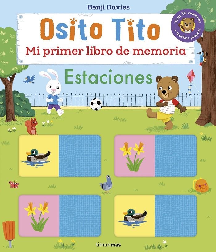 OSITO TITO: ESTACIONES (MI PRIMER LIBRO DE MEMORIA) [CARTONE] | DAVIES, BENJI | Akira Comics  - libreria donde comprar comics, juegos y libros online