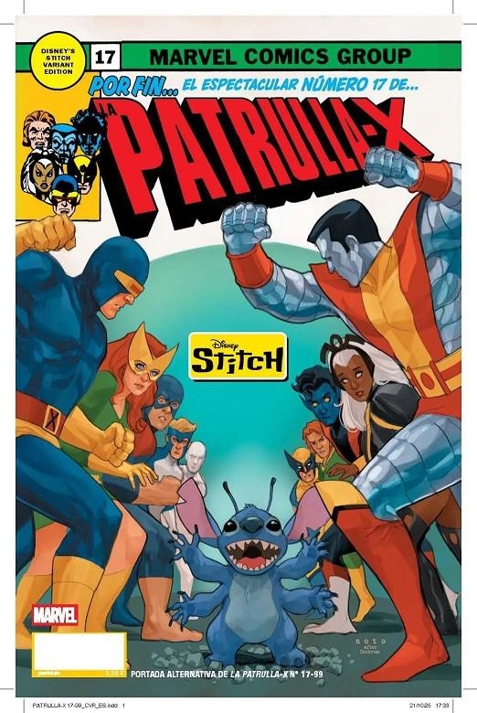 PATRULLA-X Nº99 / Nº17 (PORTADA ALTERNATIVA DISNEY STITCH) [GRAPA] | Akira Comics  - libreria donde comprar comics, juegos y libros online