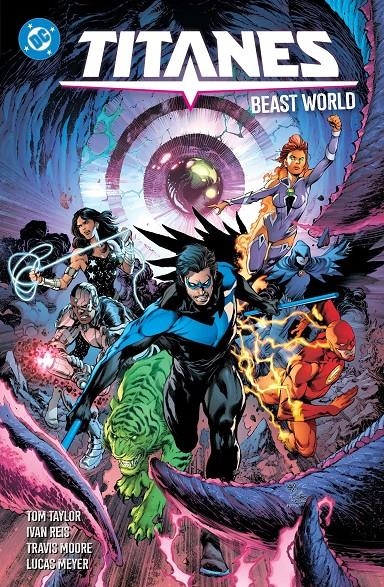 DC PREMIERE: AMANECER DE DC TITANES, BEAST WORLD [CARTONE] | TAYLOR, TOM / REIS, IVAN | Akira Comics  - libreria donde comprar comics, juegos y libros online