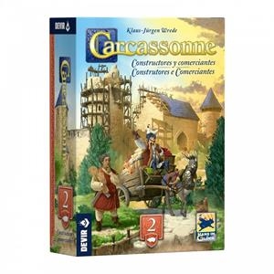 CARCASSONNE: CONSTRUCTORES Y COMERCIANTES (EXPANSION) [CAJA] | Akira Comics  - libreria donde comprar comics, juegos y libros online
