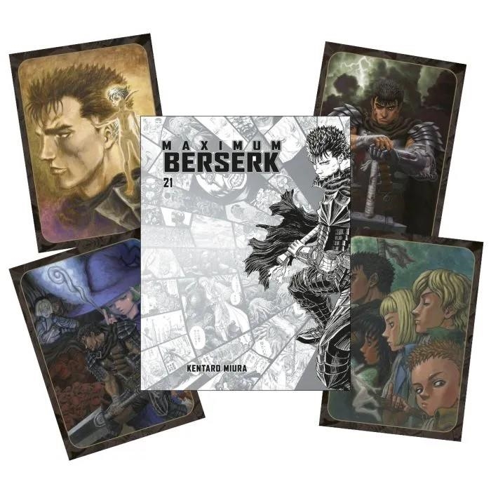 BERSERK MAXIMUM VOLUMEN 21 (EDICION PORTADA ALTERNATIVA CON 4 POSTALES) [RUSTICA] | MIURA, KENTARO | Akira Comics  - libreria donde comprar comics, juegos y libros online