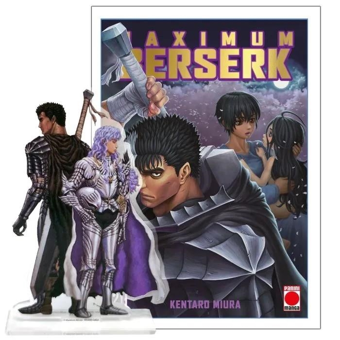 BERSERK MAXIMUM VOLUMEN 21 (SOBRECUBIERTA DORADA + FIGURA ACRILICA) [RUSTICA] | MIURA, KENTARO | Akira Comics  - libreria donde comprar comics, juegos y libros online