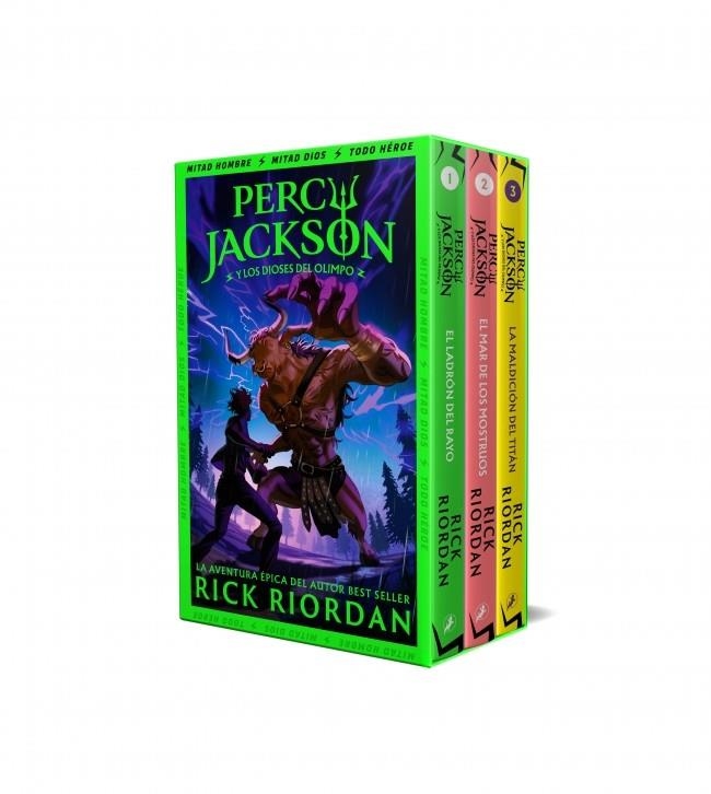 PERCY JACKSON Y LOS DIOSES DEL OLIMPO (ESTUCHE CON Nº01, Nº02 Y Nº03) [RUSTICA] | RIORDAN, RICK | Akira Comics  - libreria donde comprar comics, juegos y libros online