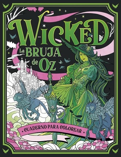 WICKED: CUADERNO PARA COLOREAR [RUSTICA] | Akira Comics  - libreria donde comprar comics, juegos y libros online